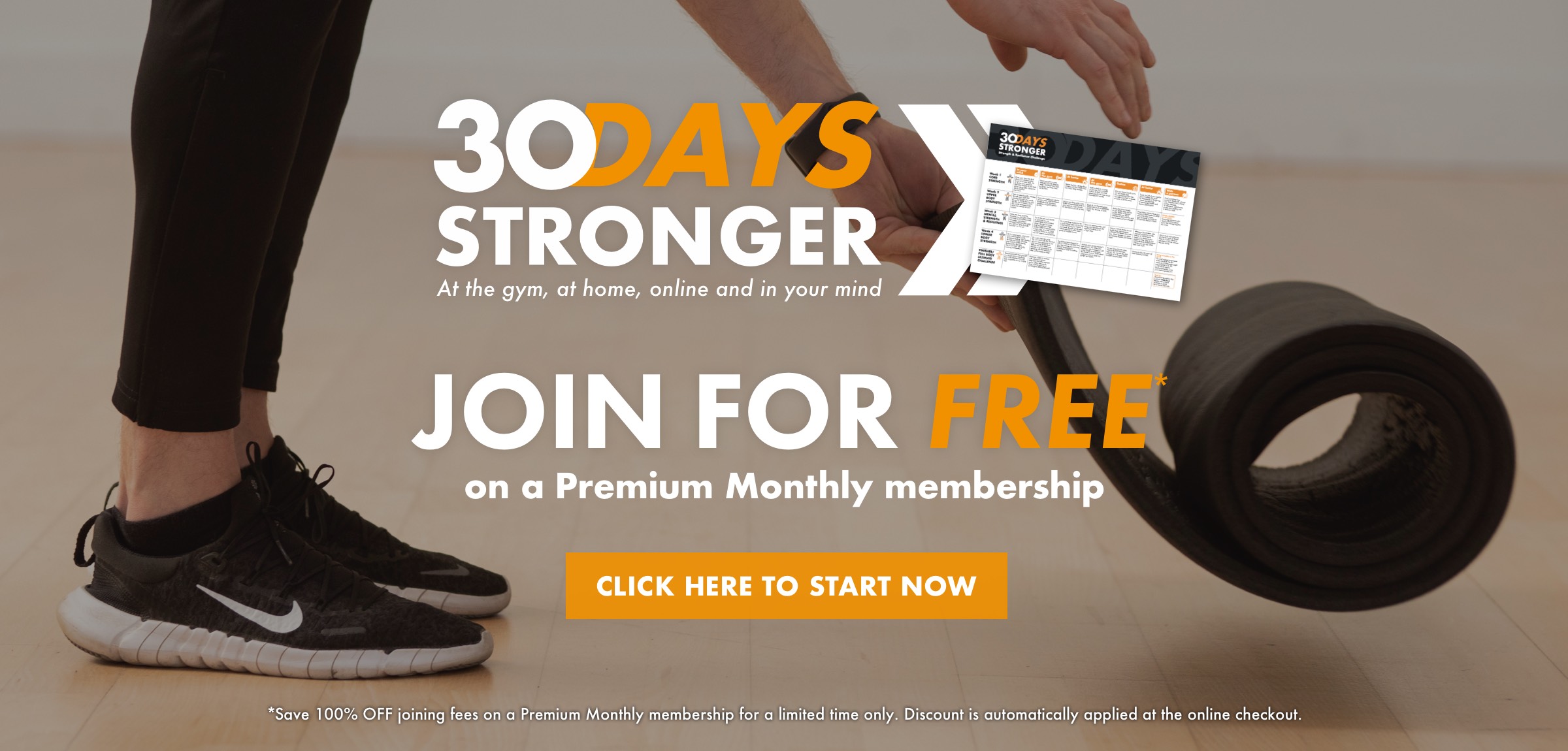 30 Days Stronger - Join Gym for £10