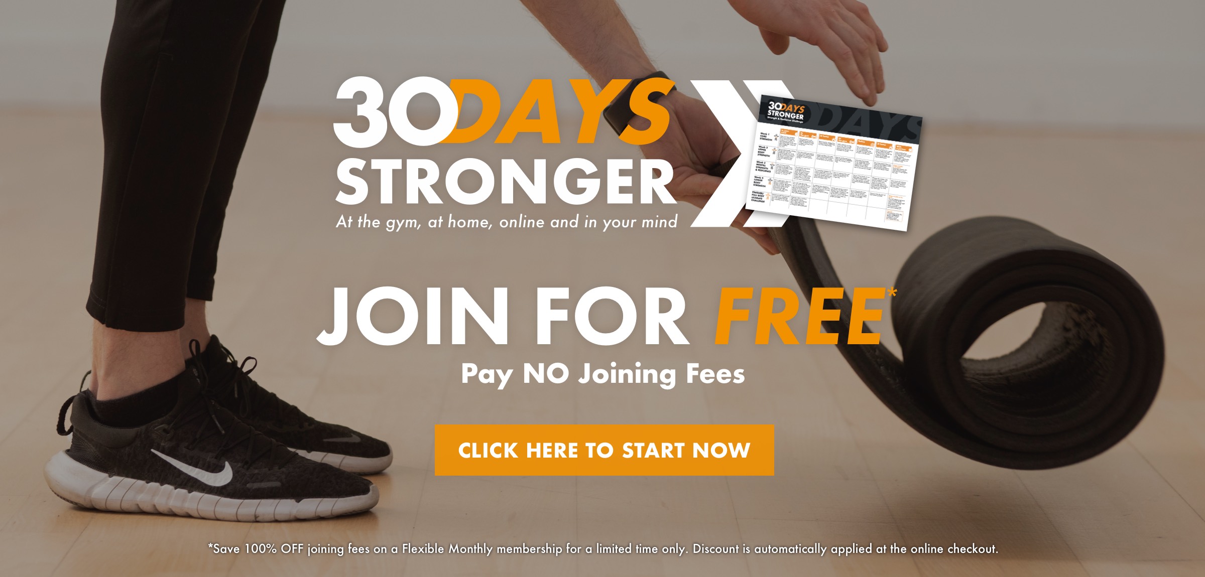 30 Days Stronger - Join Gym for FREE