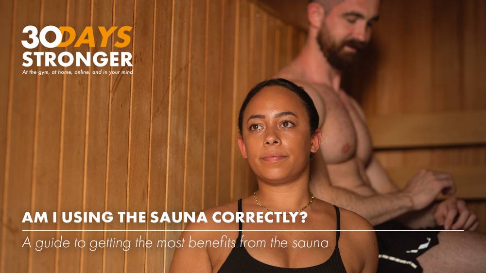 Am I Using The Sauna Correctly? 