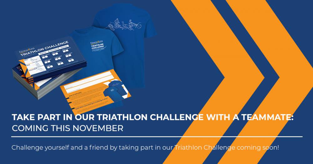 Take Part In Our Triathlon Challenge With A Teammate | Coming This November