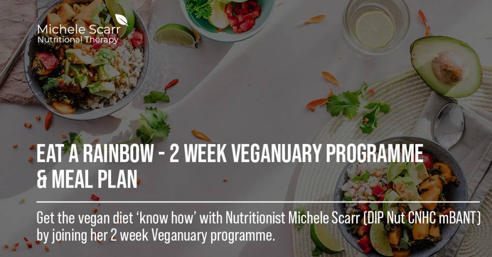 Eat a Rainbow - 2 Week Veganuary Programme & Meal Plan  