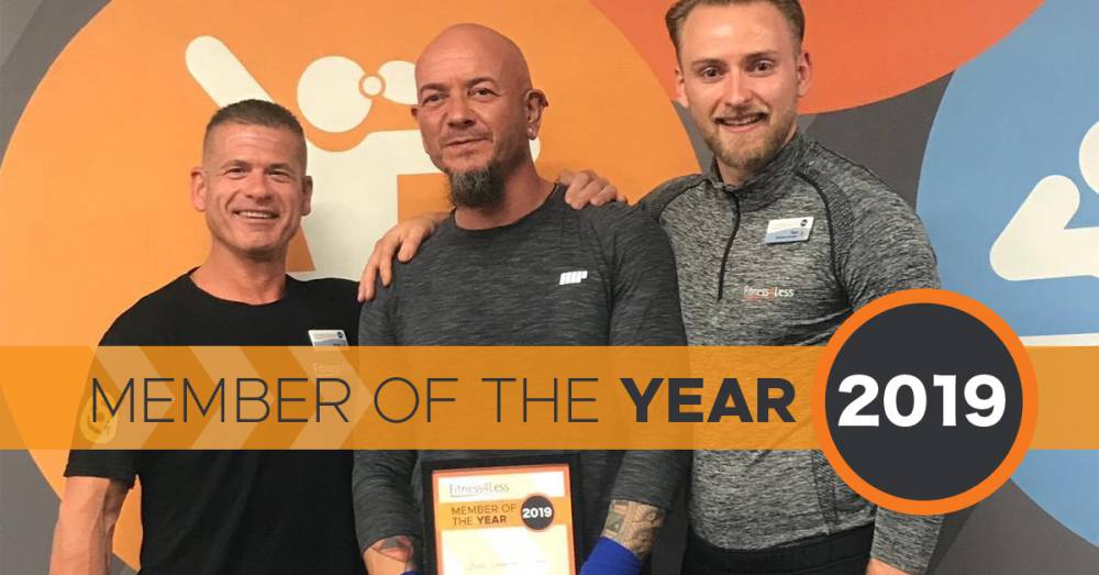 Kris Clarke from Watford Crowned Fitness4Less Member of The Year 2019