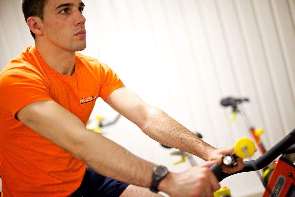 Spin bike posture