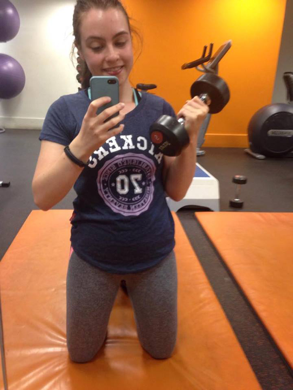 Emma in gym