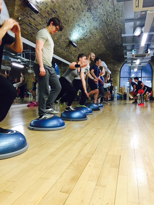 Bosu Ball Practice